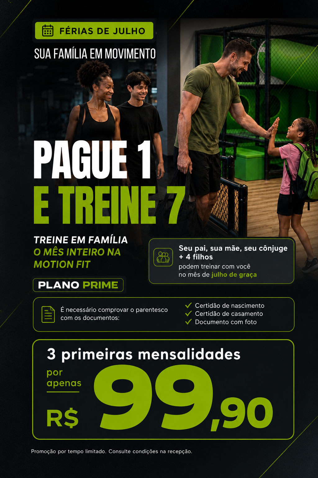 Promoção Motion Fit
