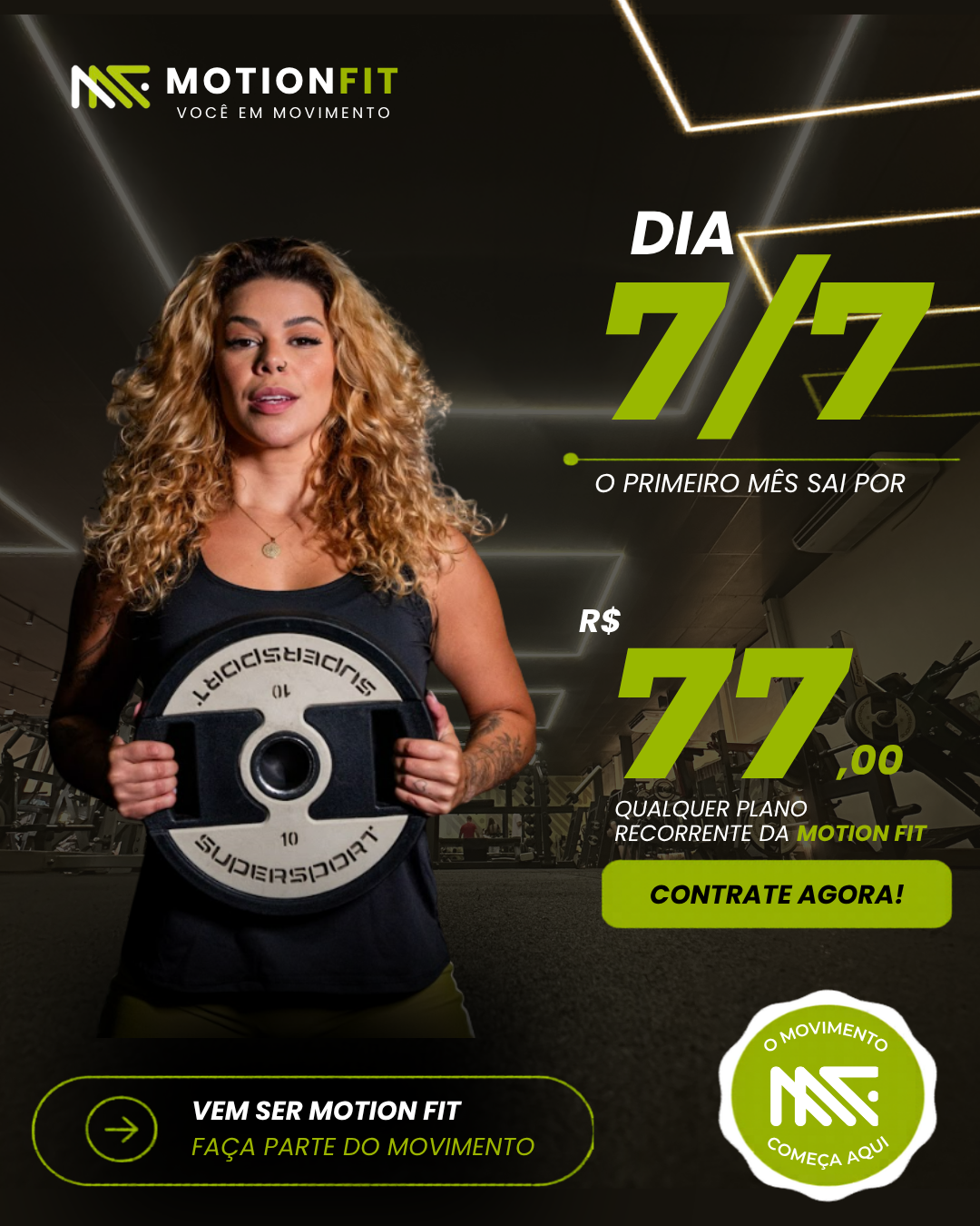 Promoção Motion Fit